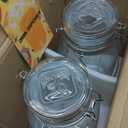 Eleganttime 1 Gallon Glass Drink Dispensers for Parties,2 Pack Beverage Dispenser With Spigot,Laundry Detergent Dispenser Punch Bowls Juice Water Dispenser for Parties