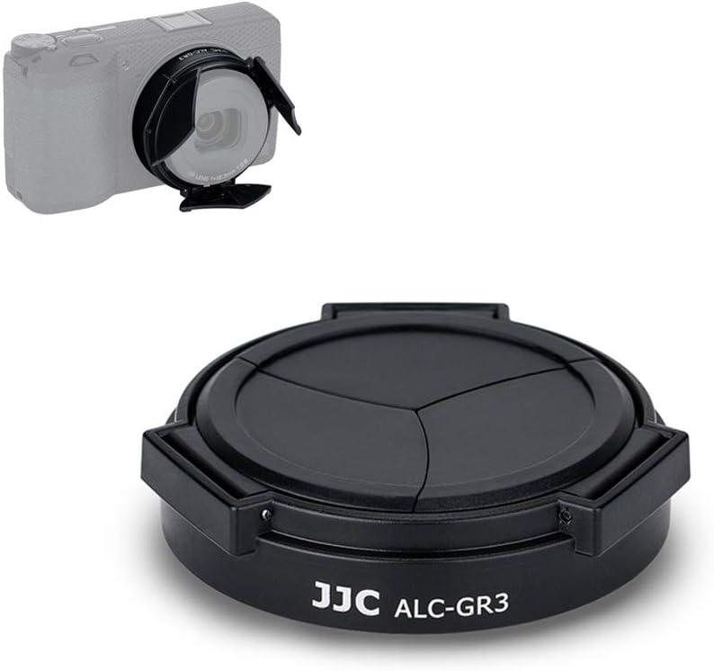 JJC Auto Open and Close Lens Cap Cover for Ricoh GR III GR III HDF GR3 GR3 HDF Digital Camera, Dustproof and Anti-Scratch Lens Protector No Need to Remove