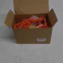 Flacchi Christmas Decorations Battery String Lights - 10 Ft 160 LED Plastic Chain String Lights with Waterproof, 8 Lighting Modes and Timer Function US Patent Product (Orange)