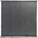 2 Row Replacement for Ford F250 F350 F450 F550 Super Duty 2003-2007 Powerstroke 6.0L Turbo Diesel, ECMRAD Aluminum Radiator 2004 2005 2006