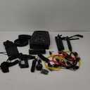 Push Up Board,Home Gym,Portable Exercise Equipment,Pilates Bar and 20 Fitness Accessories with Resistance Bands and Ab Roller Wheel,Full Body Workout at Home (Black)