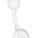 Plug in Motion Sensor Rotating Night Light LED Flexible Gooseneck,360 Directional,Auto On/Off Dusk to Dawn Light Sensor Night Light 3W 6500K Daylight Night lamp for Hallway, Stairway 2 Pack