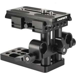 CAMVATE Quick Release Mount Base QR Plate for Manfrotto 501/504/ 577 Tripod Standard Accessory(Black) - 1437