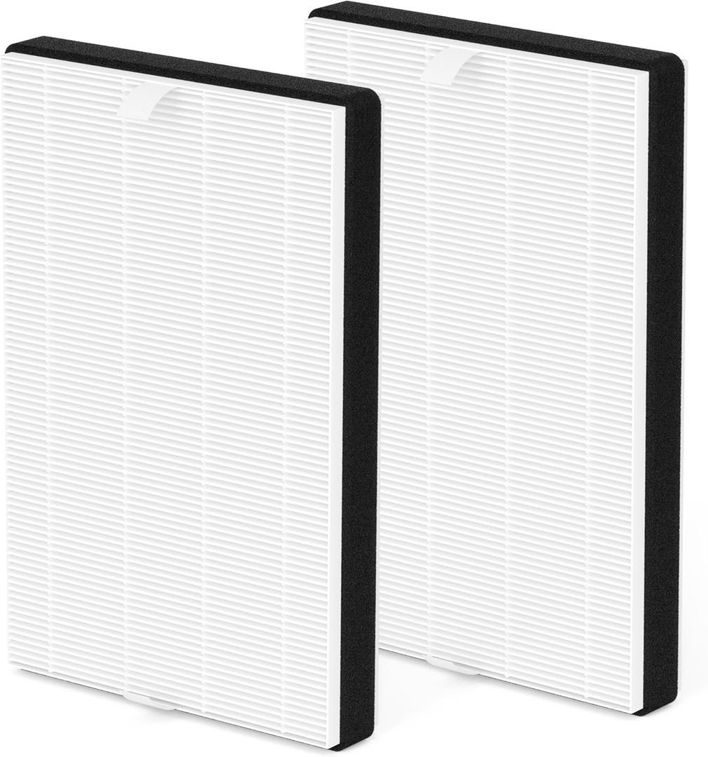 2 Packs F2 A2 True HEPA Replacement Filter Compatible with 3M Filtrete Room Air Cleaner Purifier Models FAP-C02-A2 FAP-C03-A2 FAP-T03-A2 FAP-C02WA-G2 FAP-C03BA-G2 FAP-T03BA-G2 FAP-SC02N