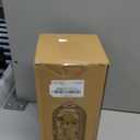 Makeup Brush Holder with Lid 360 Rotating Clear Dustproof Make Up Organizers for Vanity Bathroom Countertop, White Beige