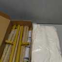 Wokceer 7.2 FT Wedding Arch Backdrop Stand and Arch Cover Metal Arch Stand with Arch Stand Cover for Birthday Party Wedding Ceremony Bridal Baby Shower Event Decor (Ivory)