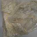 12PC Gold Gauze Table Runner 120 Inch 10FT Dining Wedding Baby Shower Holiday Birthday Sheer Tulle Table Décor