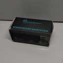 Reading Glasses Clear Real Glass Lenses, Club Style Frame, Magnification +2.00