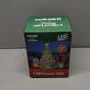 zukakii 7FT Christmas Inflatables Tree Built-in 360 Rotating Colorful LEDs & Lighted Star, Christmas Decoration Outdoor Blow up Yard Decorations with 3 Gift Boxes for Xmas Party Holiday Indoor