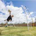 SKLZ Quickster Soccer Goal 12' x 6' - Portable Goal for Backyard & Field - Durable Tension-Tite Frame & Heavy Gauge 2-Ply Net - Adjustable Click-Lock Poles, Metal Stakes - Carrying Case with Handle