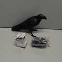 Raven Lamp - Adjustable Brightness with Bulb, Gothic Home Decor for Bedside, Bedroom, Living Room, Halloween Table Decor Light