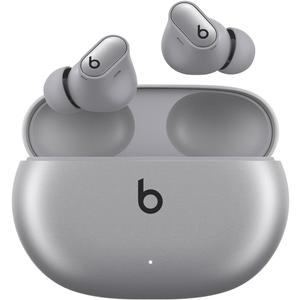 Beats Studio Buds + | True Wireless Noise Cancelling Earbuds, Enhanced Apple & Android Compatibility, Built-in Microphone, Sweat Resistant Bluetooth Headphones, Spatial Audio - Cosmic Silver