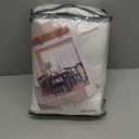 Natural Cream Pinch Pleated Linen Curtains 92 Inches Long for Living Dining Room Bedroom Thick Linen Pinch Pleat with Hooks Rings Back Tab Light Filtering Boho Farmhouse Semi Sheer 92 Inch Curtain