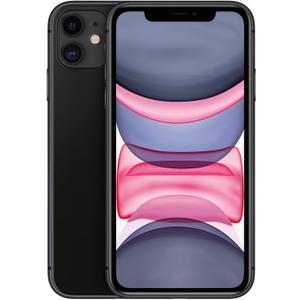 Apple iPhone 11, 64GB, Black - Unlocked (Renewed)