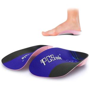 PCSsoles 3/4 Orthotics Shoe Insoles High Arch Supports Shoe Insoles for Plantar Fasciitis, Flat Feet, Over-Pronation, Relief Heel Spur Pain (Men6.5-8.5/Women7.5-9.5, Purple)