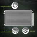AUTOSAVER88 A/C AC Condenser Air Conditioning Condenser Compatible with 2006-2011 Civic Coupe DX/DX-G/EX/EX-L/GX/LX/LX-S/Si/Sport L4 1.8L 2.0L