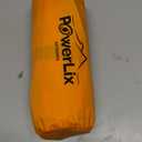POWERLIX Ultralight Inflatable Camping Sleeping Pad - Camping Mattress for Backpacking, Hiking, Compact Lightweight Air Pad for Camping, Inflation Hand Pump Bag/Repair Kit Included (Orange & Black)