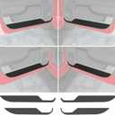 4PCS Car Door Anti Kick Pads Sticker Compatible with 2022-2026 Chevy Silverado GMC Sierra 1500 Car Door Protective Cover Trim Replacement for 2022-2026 Chevy Silverado Accessories