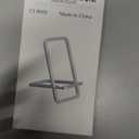 Easy Carry Aluminum Mobile Stand Strong Not Slip Base Smartphone Bracket Suitable for Desk Bed Car Entertainment Use Bed Phone Holder (Black)