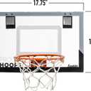 Franklin Sports Mini Basketball Hoops-Indoor Over The Door Mini Hoop+Basketball Sets-Perfect Accessory for Bedroom+Office