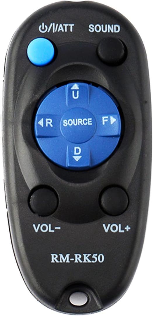 Replacement Remote RM-RK50 RMRK50 Compatible with JVC Car Stereo System KD-SX8350 KD-SX9350 KD-SX980 KD-SX990 KS-FX480 KS-FX480J KS-FX480R MKD-A525 GET0735-002A KD-G710 KD-SX-9350 KD-LX1000 KD-SX98Q