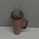 Owala SmoothSip Slider Insulated Stainless Steel Coffee Tumbler, Reusable Iced Coffee Cup, Hot Coffee Travel Mug, BPA Free 20 oz, Cozy Cocoa