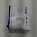 U-100 1ml Syringe with Needle, 31G 1/4" 6mm 1cc Syringes, Disposable Individual Package, Pack of 100