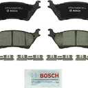 BOSCH BC1602 QuietCast Premium Ceramic Disc Brake Pad Set - Compatible with Select Ford F-150; REAR