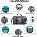 Travel Duffle Bag, Weekender Bag for Women with Shoe Compartment, Carry on Overnight Bag Gym Duffel Bag, Mommy Hospital Bags