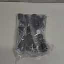 METOWARE Trailer Hitch Locks Receiver Lock Keyed Alike Fits Class III IV 2" 2-1/2" Receiver with 5/8" Dia 3-1/2 Long Pin and Anti-Rattle Rubber O-Rings, for Trailer Truck Car Boat (4 Pack) (Black)