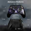 SWVOE X box 1 Controller, Gaming Remote for all series of X-box One Host and PC Win10+ with Programming Buttons, Turbo, LED Light, Firmware Upgrade Required From Third Party