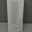 Wireless Keyboard Mouse, J JOYACCESS Sleek and Ergonomic 2.4G Wireless Keyboard and Mouse Set,Portable and Comfortable for Travel Compatible withComputer/Laptop/Windows/Mac-Black/Silver