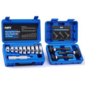 Orion Motor Tech Bearing Service Kit, 13pc Rear Axle Bearing Puller & Bearing Seal Driver Kit with 3 Pullers 9 Driver Discs, Rear Wheel Bearing Removal Tool Bearing Race Remover & Installer Tool Kit