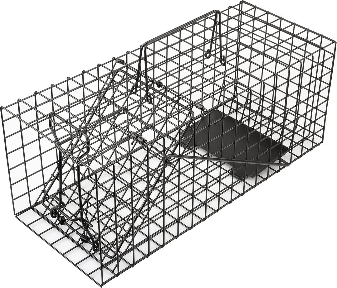 Live Squirrel Trap Heavy Duty Humane Animal Cage Trap (No Assembly Required)