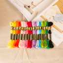 Dimxvean Cross Stitch Kit, Sunrise Scenery 16x20 inch, Embroidery Kit for Adults Beginners, HD Preprint, Extra Lines