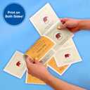 PrintWorks Blank Printable Postcards for Mailing & Printing - 1000 Cards (4.25" x 5.5" Post Card Size) - 4 per Sheet - 250 Sheets (8.5 x 11) - Made in the USA - No Envelope Needed - White (04299)