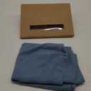 Ling's Moment 14Ft Dusty Blue Sheer Chiffon Like Table Runner with Silver Sparkle for Wedding Rustic Boho Wedding Party Bridal Shower Decorations Birthday Party