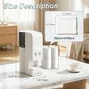 Hot Face Towel Heater Machine,5-Second Fast Automatic Disposable Towel Warmer, 55 Constant Temperature for Home Facial Treatments,Spa,Cleaning (Includes 80 Compressed Towels)