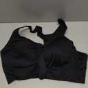 Zip Front Sports Bras for Women Adjustable Racerback Medium Support Bras Padded Post-Surgery Bras Seamless Yoga Athletic Bra (Black, XXL)