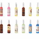 SUNNYCLUE 10 pcs Resin Wine Bottle Charms Large Wine Bottles Label Random Charms Small Lifelike Pendants Earring Necklace Keychain Dangles for Beginners Starter DIY Jewelry Making Accessories 