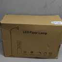 76" LED Floor Lamp, 18W/1800LM Super Bright Reading Standing Lamp,Stepless Dimmable&Adjustable Color Temperature 2700K-6500K w/Remote& Touch Control Lamps for Living Room Bedroom Office Black