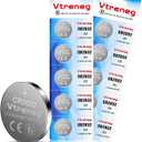 CR2032 Battery, 3V Button Coin Lithium Battery,Suitable for Watches, Calculators, Electronic Toys - Long-Lasting (10 Count)