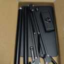 Tablet Floor Stand with 5LB Metal Base, Overhead Bed Phone Stand Angle Height Adjustable Holder, Universal Floor Stand Compatible with iPhone iPad Pro Air Mini, Samsung Tab, Kindle, E-Readers