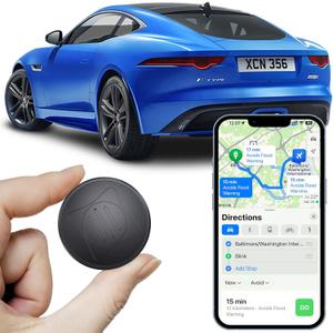GPS Tracker for Vehicles,Car Portable Real Time Magnetic GPS Tracking Device, Full Global Coverage Location Tracker for Car,Kids,Dogs,Trucks/Person, No Subscription Required/No Monthly Fee