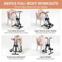 RYGEO Pedal Exerciser Bike for Seniors – Arm, Leg, Hand & Knee Elderly Exercise Equipment, Sit Down Air Walker for Total Body, Upper & Lower Limb Trainer Home Workout