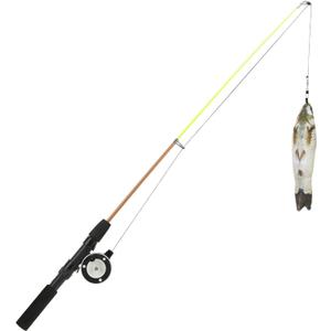 ZJchao Cat Fishing Rod Toy Flexible Telescopic Interactive Stick for Cats Grass Carp Play Fishing Game Pet Entertainment