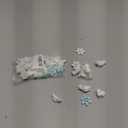 40 Pcs Mini Resin Polar Bear Figurines with Snowflakes Tiny Little Winter Resin Animal Miniature Figures for Holiday Crafts Garden Micro Landscape Home Table Decor