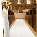 Beistle Novelty Polyester Fabric Floral Aisle Runner Wedding Ceremony Decoration 3' x 100'