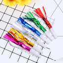 24 Pcs Party Blowers for Kids and Adults, Glitter Party Noise Makers and Tassels Blowout Set, Noise Makers Party Favors, Birthday Party Horns, Party Blowers Noisemakers