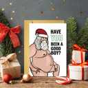 3 x Funny Christmas Card For Him, Humorous Chritmas Card&Gift for Husband Boyfriend Fiance Dad Son Brother Son In Law, Rude Merry Xmas Gift for Boys Men (#1)
